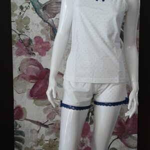 Pigiama donna bretellina pantalone corto Noi di notte