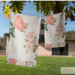 Asciugamani puro lino Roses Napking