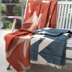 Plaid Yoko Somma 130x180 con frange